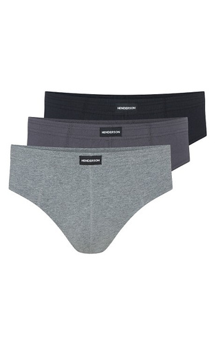 1446 K672 Мъжки памучни слипове Henderson, 3 броя в кутия