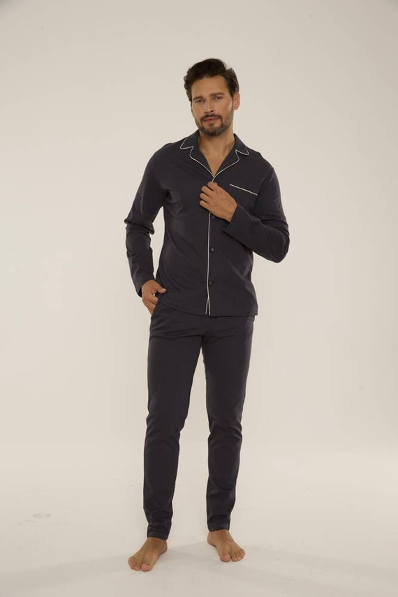 729 Norberto Мъжка пижама De Lafense - графит