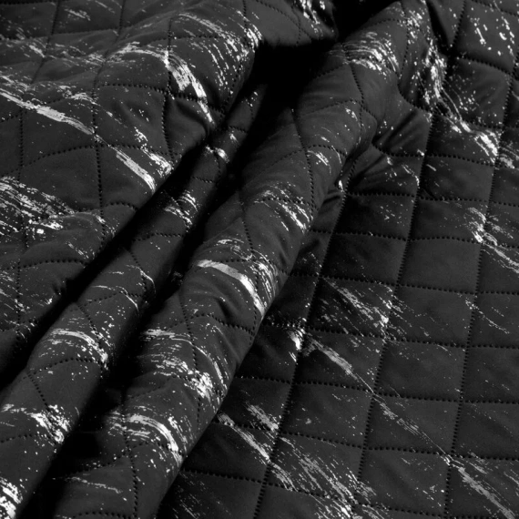 Декоративно покривало Blink 1 Design91 черно/сребристо