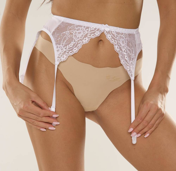 136 Forex колан за жартиери - бял