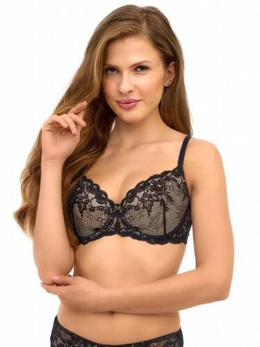 2509 Сутиен с пуш-ъп ефект Lupoline - черен