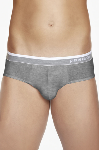 PCU 402 Pierre Cardin сиво – класически мъжки памучни слипове, удобни за всеки ден