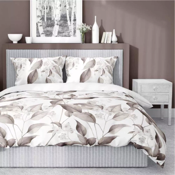 5326 B Сатенени спални листа Detexpol бежово