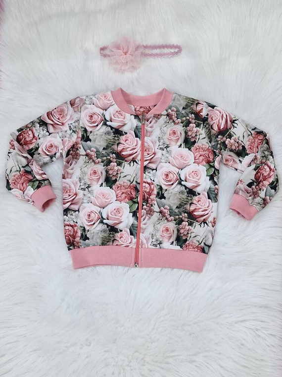 Agnes детски суичър Bambarillo цветя