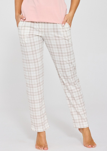 Дамски пижамен панталон 690/50 Cornette 100% памук екрю
