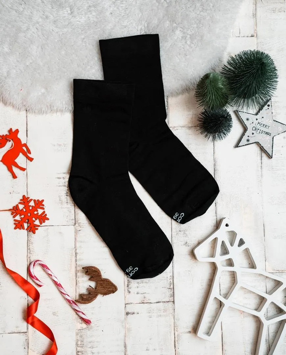 Чорапи A45 Premium A'3 Cornette - Черни (Войнически)