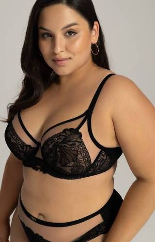 2146 Ava Soft Bralette - Черен