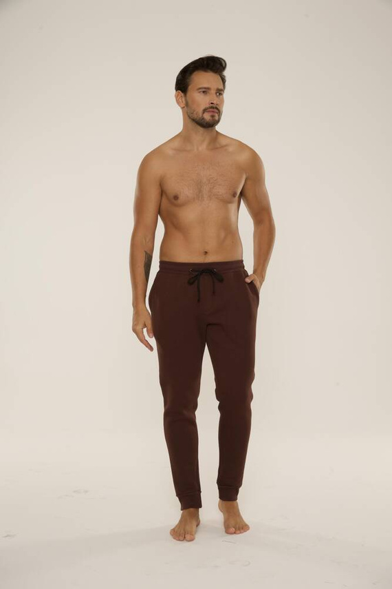 813 Indigo Мъжки спортен костюм от De Lafense - шоколад