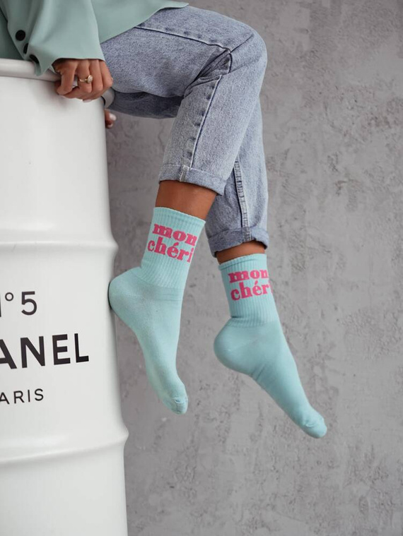 0200-150 Дамски чорапи Mon Cheri Милена - сини