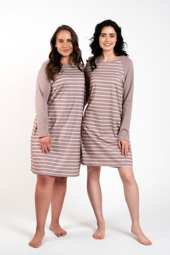 Нощница Oda Италианска мода - принт капучино