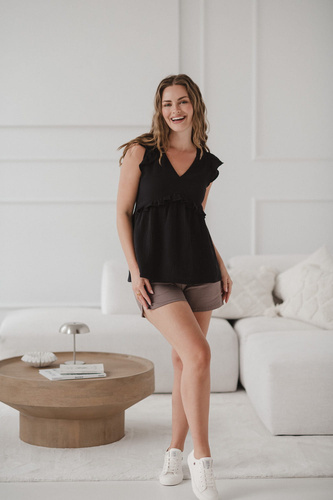 Milky Butterfly Bluzka ciążowa i do karmienia – wygoda i styl Milk&Love czarny