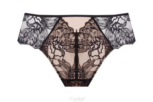 Unikat Kiana дамски бикини черни дантелени класически