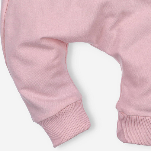 ABN-4517/PUR Спортни панталони с джоб от органичен памук Nini, прахообразно розово