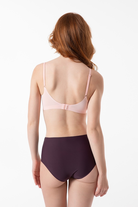 Дълги бикини Julimex Dark Plum Simple Maxi – гладки, безшевни, в кутия