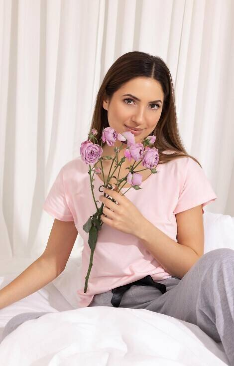 699 Дамска пижама Regina - розова