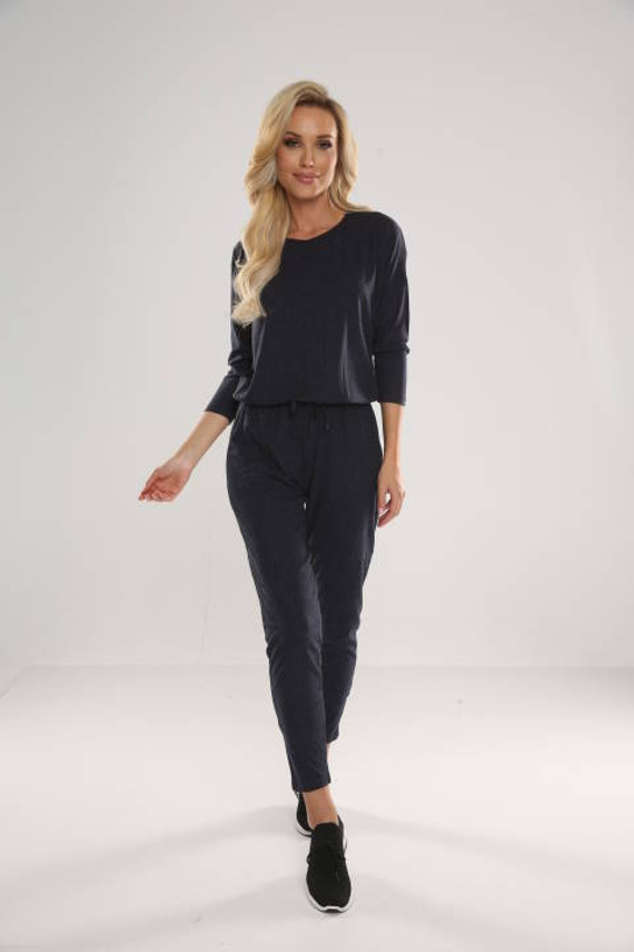 305 Paula Дамски пижамен костюм - тъмносин