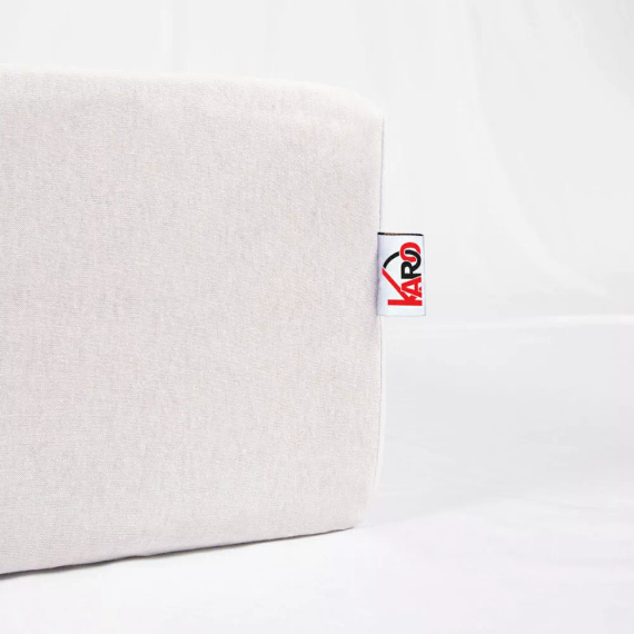 Втален чаршаф от трико Constance KARO - бял 001