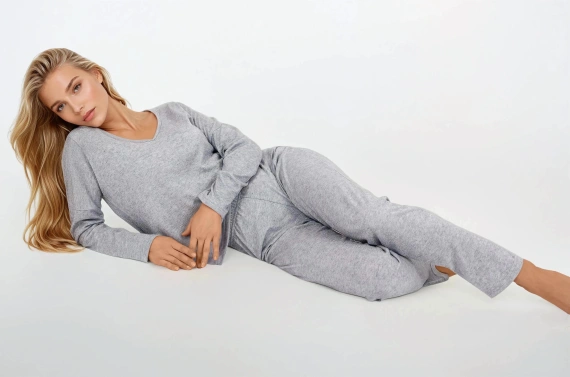 Comfort Zone дамски комплект Momenti Per Me сив