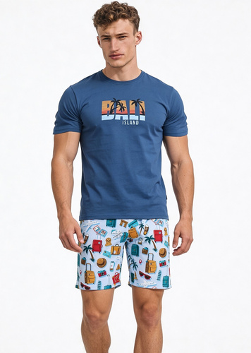 Детска пижама Cornette F&Y 551/55 Bali jeans 100% памук