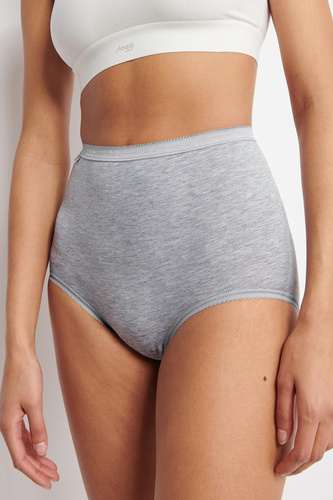 Basic+ Maxi C3P Sloggi дамски слип - V017 сиво-тъмно синьо-екрю