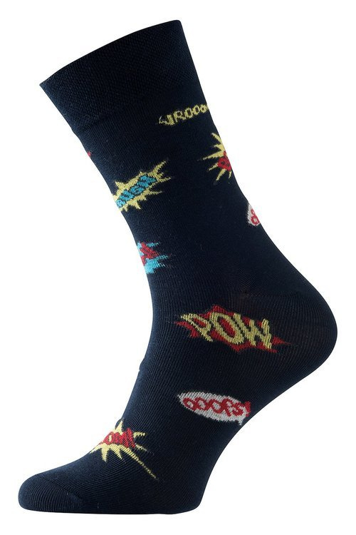 Мъжки боксерки Boom Италианска мода - тъмно синьо 