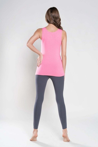 Дамска тениска Ewelina с широка каишка Италианска мода - розово