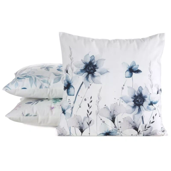 Декоративна калъфка 45x45 Mink 37 Eurofirany велур цветя