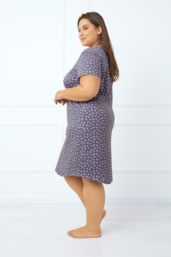 Нощница и рокля за кърмачки Tiana, къс ръкав Италианска мода - принт