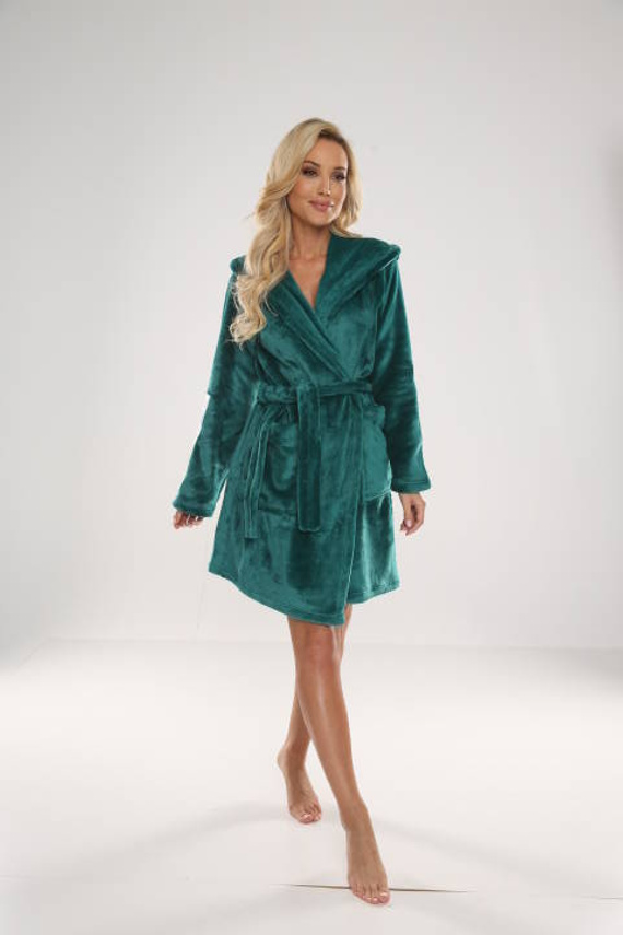 626 Abigail Дамски къс халат Forex - зелен