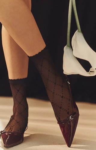 610 Suni Дамски чорапи 20 den Gabriella - черни