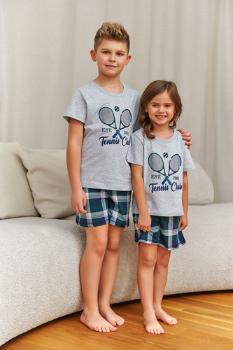 Детска пижама Doctor Nap 7402 Tennis памучна