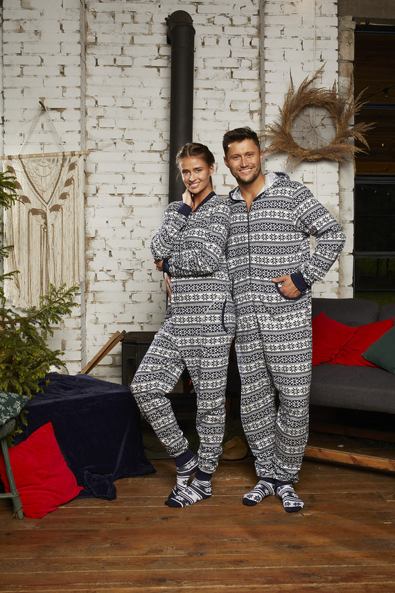 Дамски гащеризон Alaska Италианска мода - тъмно синьо