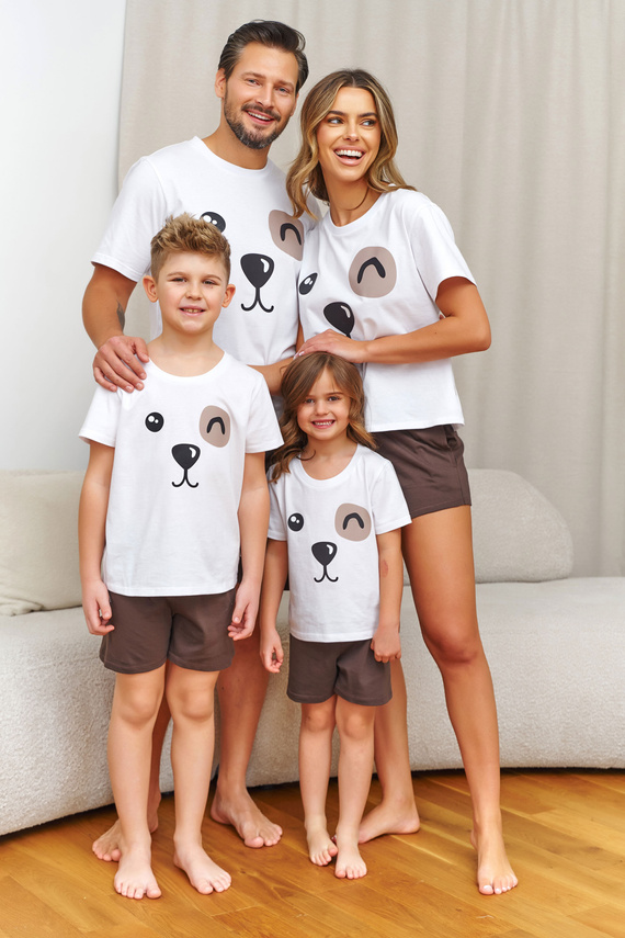 Doctor Nap 7410 мъжка пижама 100% памук с шорти