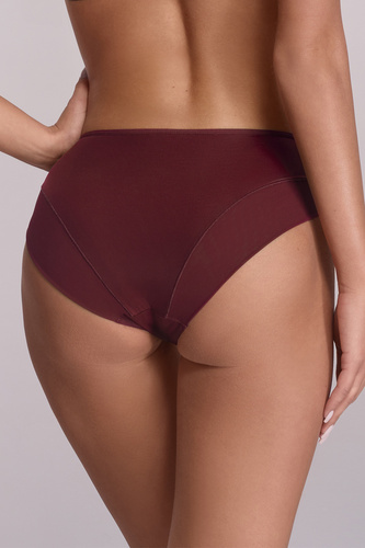 2196 Винени слипове Ava – класически слипове с бродерия и тюл