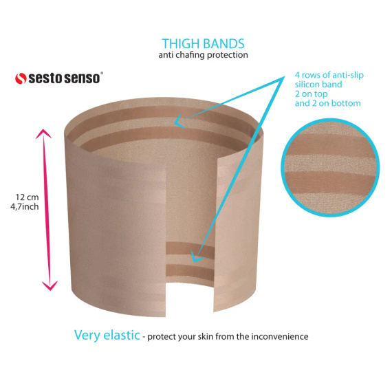 Самоносещи мъжки ленти Sesto Senso бежови