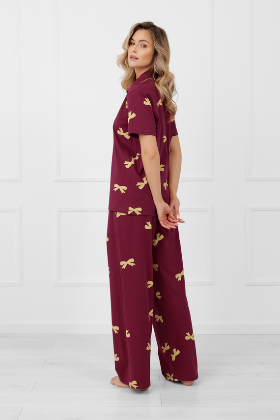 Kwadro Дамска пижама Италианска мода от органичен памук, елегантна и удобна
