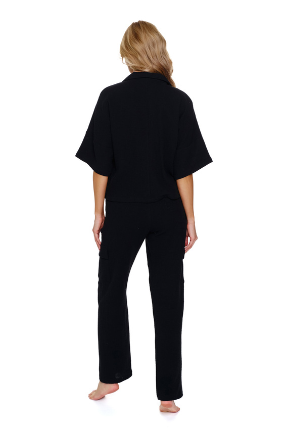 7236 Дамска пижама Muslin Doctor Nap - черна