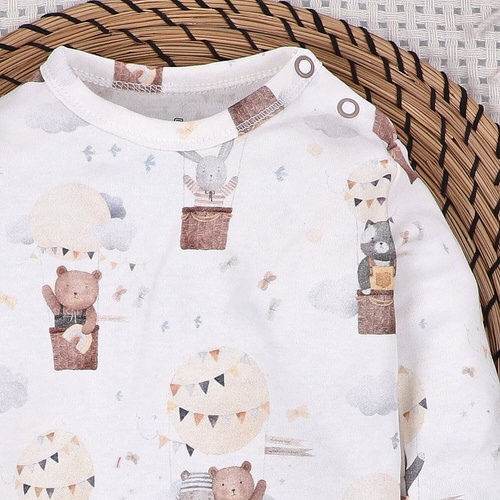 Бебешки ромпер Nini 100% био памук без крачоли – Полша