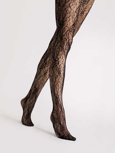 Чорапогащник Fiore Valeria G6133 20 den флорален десен матов