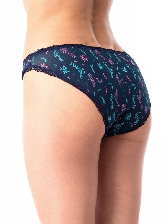 LPR 535 A'2 Дамски слипове 2 бр. Ключ, тъмносин, розов