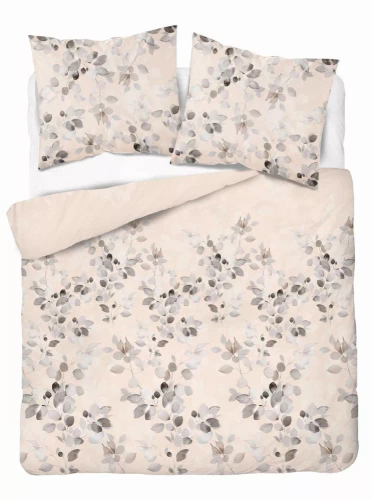 5084 B Домашен сатен Сатен спално бельо, крем Detexpol клонки