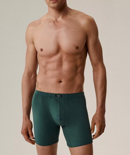 Мъжки боксерки Atlantic 2MH-173 Зелени/Тъмносини - Slim Fit, Памук, 2 броя