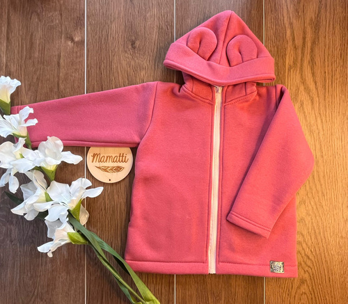 Худи за момиче с цип BH105 malaga – Mamatti