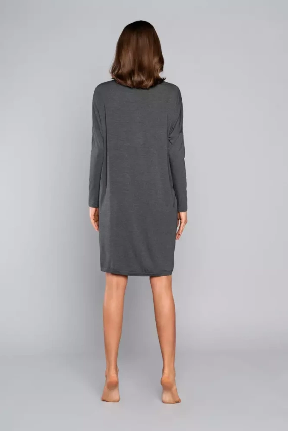 Тирана Туника за бременни и жени Италианска мода - тъмен меланж