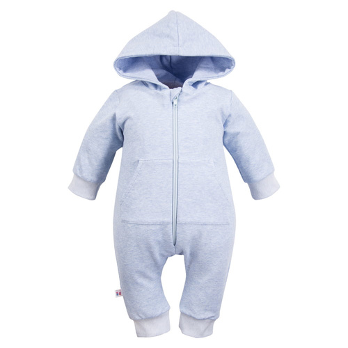 Анцуг с качулка Ciao Eevi - син меланж