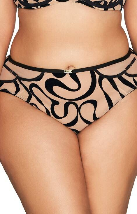 2124/B Дамски слипове Ava beige 