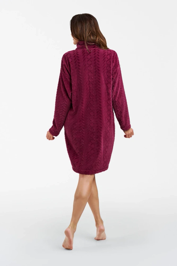 Дамски халат Rena Италианска мода - бордо