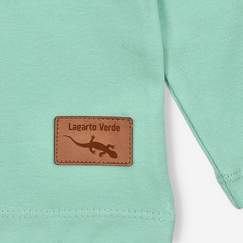 KAR-1006/PIS Блуза за момче с дълъг ръкав Lagarto Verde шам фъстък