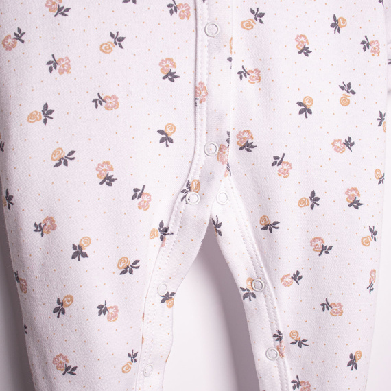 220031 Бебешки гащеризон Nicol памук 100% цветя с крачета