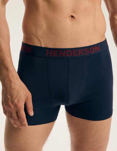 Мъжки боксерки Henderson 45486 Fawn 2 броя, памучни с широка ластична лента с лого